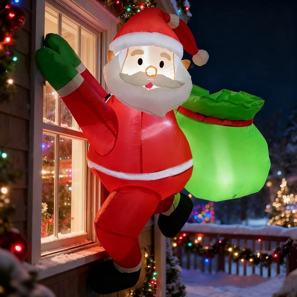 Magotan 5ft Christmas Inflatables Outdoor Decoration Snowman Christmas Blow Ups with Built in LED Lights Xmas Garden Yard Lawn Decoration