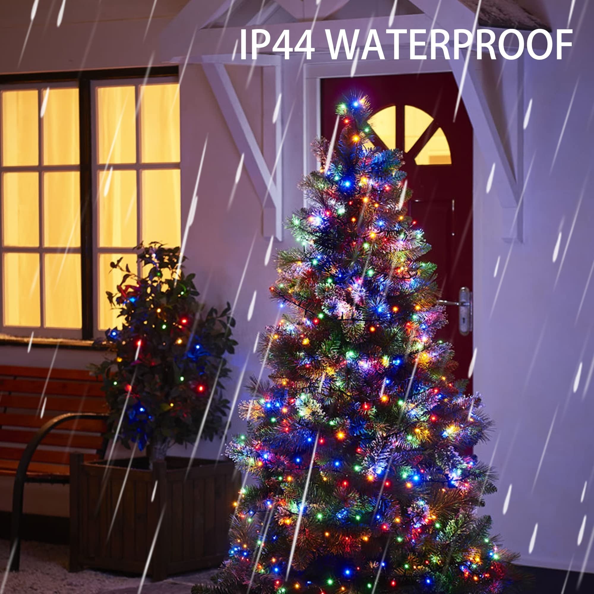 NITIDSKY 33ft 100 LED Christmas Lights Twinkle Christmas Tree String Lights Indoor Outdoor Decorations, White