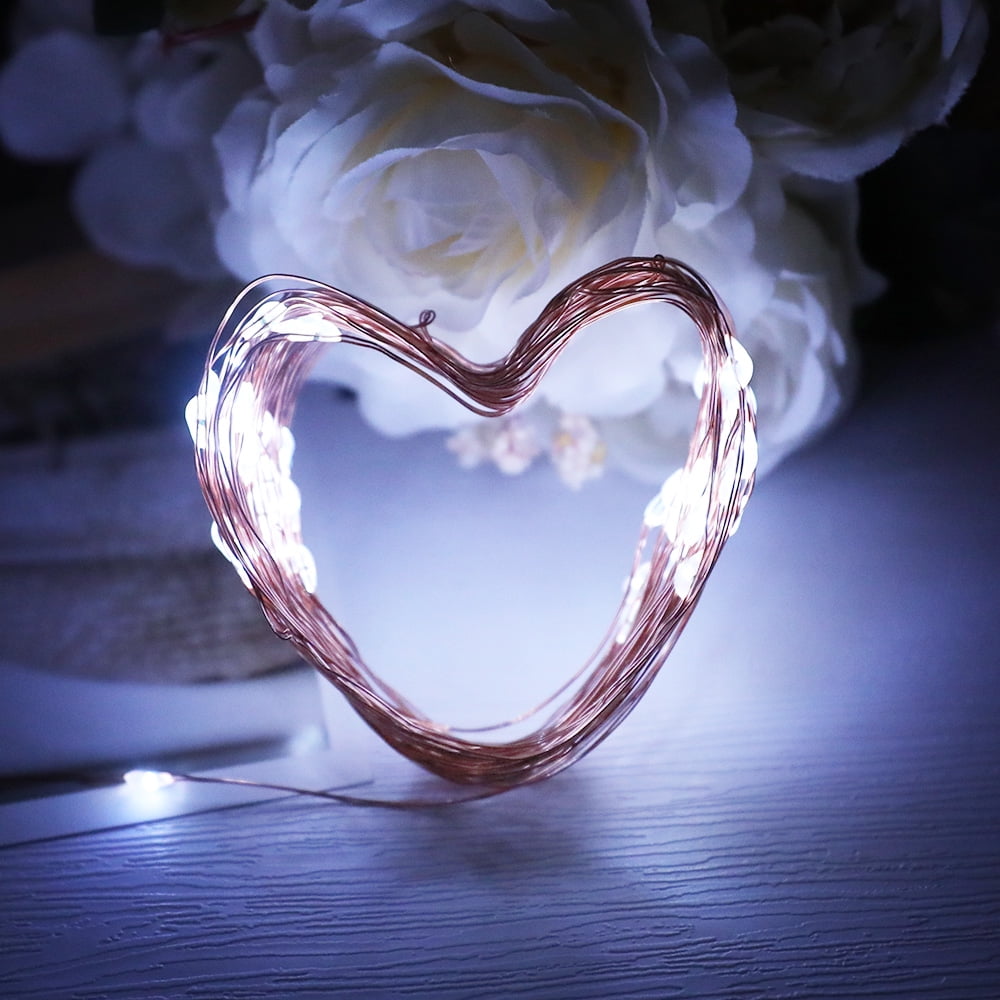 Outdoor Solar String Lights, ASENEK 33ft 100 LED Solar Fairy Lights, Waterproof Decoration Lighting Copper Wire Lights for Indoor Outdoor Patio Yard Wedding Party Trees Decor, White