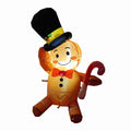 Magotan 1.65 ft Christmas Inflatable Mini Gingerbread Man With Built-in LED Lights,Outdoor indoor Decorations Blow Up Gingerbread Man