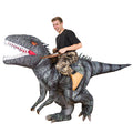 MAGOTAN Halloween Inflatable Dinosaur Costume Adult,Blow Up T Rex Suit Men Women, Halloween Adults Funny Blow Up Lightweight & Flexible for Cosplay, Parades