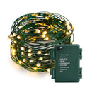 LOENDE Christmas Lights, 50 LED 17 FT Battery Operated Fairy Lights for Home Party Garden Christmas Decoration, 1 Pack