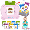 MAGOTAN Talking Flash Cards Learning Toys for 1-6 Years Old Boys Girls, Educational Toddlers Toys for Kids,Speech Therapy Toys Autism Toys Christmas Birthday Gifts for Toddler Boys Girls (Pink)