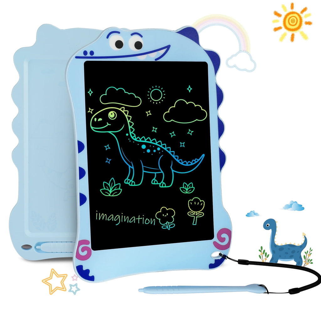 MAGOTAN 10 Inch LCD Drawing Tablet for Kids Toddler Drawing Doodle Pad Educational Toys Boys Girls Birthday Gifts, Blue
