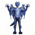 Magotan Halloween Kids Dragon Costume,Kids Halloween Dress Up,Halloween Funny Costume Cosplay Dragon Jumpsuit,Green,S