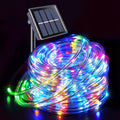 MAGOTAN 72ft 200 LED Solar Christmas Lights Outdoor Solar Rope Lights with 8 Modes Waterproof Yard Lawn Garden Decoration, Warm White