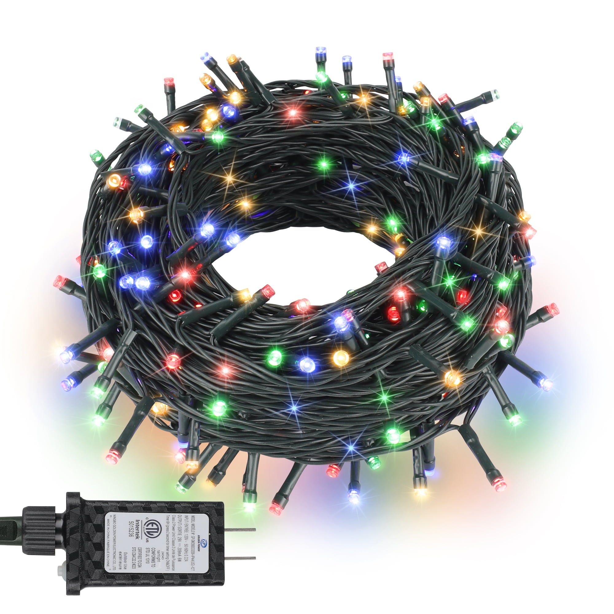NITIDSKY 33ft 100 LED Christmas Lights Twinkle Christmas Tree String Lights Indoor Outdoor Decorations, White