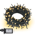 NITIDSKY 66ft 200 LED Christmas Lights Twinkle Christmas Tree String Lights Indoor Outdoor Decorations, Warm White