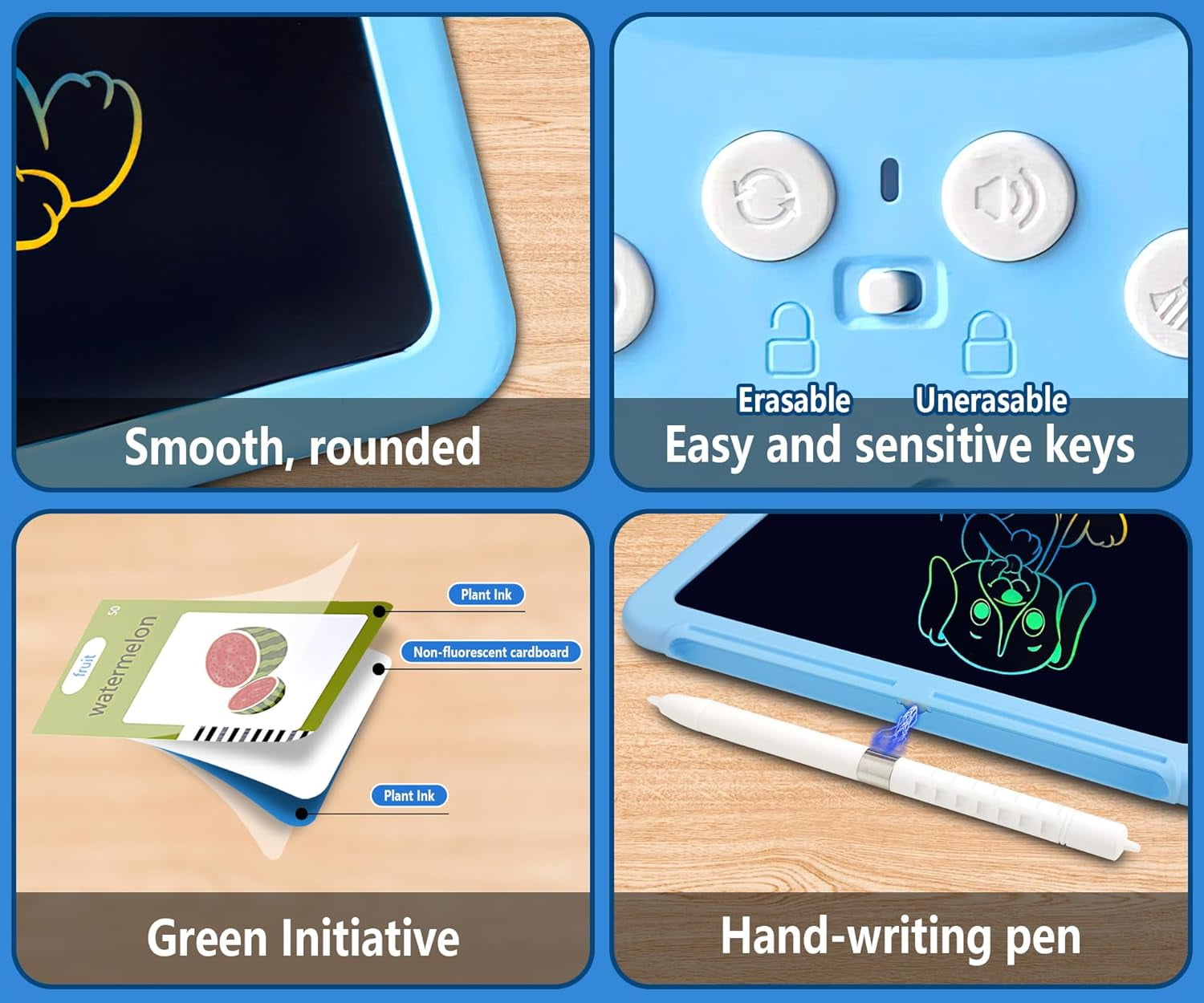 MAGOTAN Toddler Toys Drawing Tablet with Talking Flash Card, Drop Resistant LCD Writing Tablet,224 Sight Words Pocket Speech Audible Flashcards, Learning & Education Toys for 2,3,4,5,6 Years Old